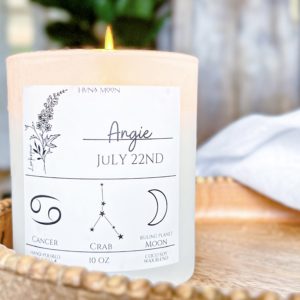 zodiac candle